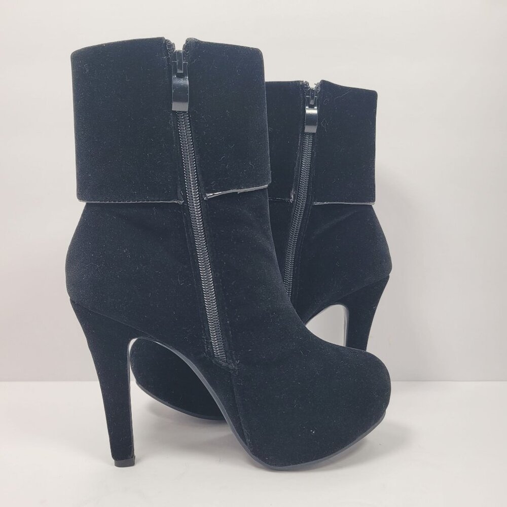 Crape Myrtle Women's Victorian Black Button Boots US Size 6.5 EU 37 Like New - Picture 6 of 11